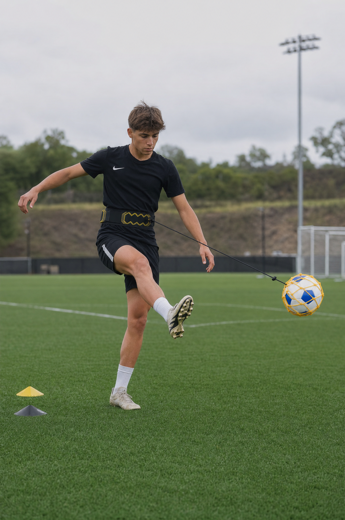 Solo Soccer Kick Trainer
